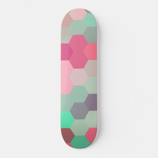 Hexagon colour,  persoonlijk skateboard (Voorkant)