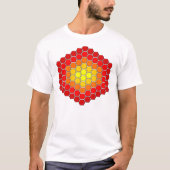 Hexagon / Cube Pattern T-shirt (Voorkant)
