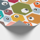 Hexagon Eyeballen Cadeaupapier (Hoek)