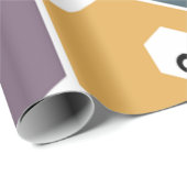 Hexagon Eyeballen Cadeaupapier (Rol Hoek)