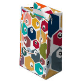 Hexagon Eyeballen Klein Cadeauzakje (Achterkant Gekanteld)