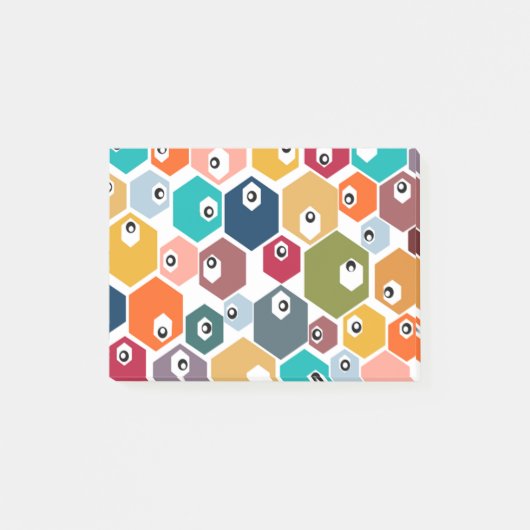 Hexagon Eyeballen Post-it® Notes (Voorkant)