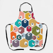Hexagon Eyeballen Schort (Voorkant)