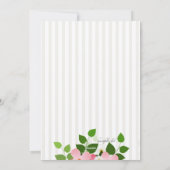 Hexagon Floral Foto Paas Kaart (Achterkant)