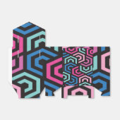 Hexagon Geometric Pattern Bedankdoosjes (Uitgevouwen)