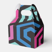 Hexagon Geometric Pattern Bedankdoosjes (Achterkant)
