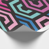Hexagon Geometric Pattern Cadeaupapier (Hoek)