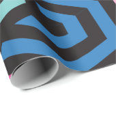 Hexagon Geometric Pattern Cadeaupapier (Rol Hoek)