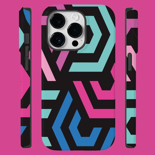 Hexagon Geometric Pattern Case-Mate iPhone Case