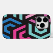 Hexagon Geometric Pattern Case-Mate iPhone Case (Achterkant (horizontaal))