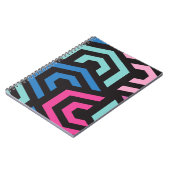 Hexagon Geometric Pattern Notitieboek (Linkerzijde)