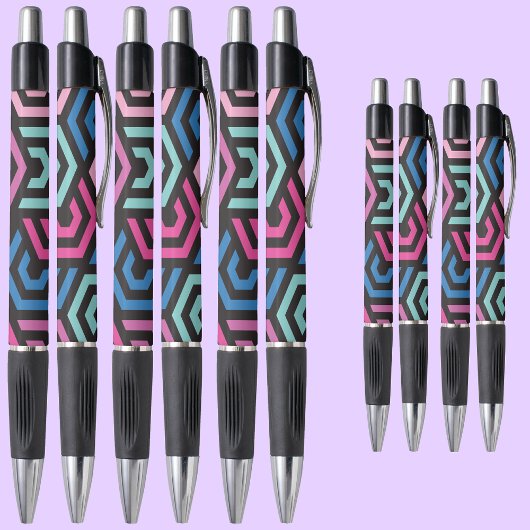 Hexagon Geometric Pattern Pen