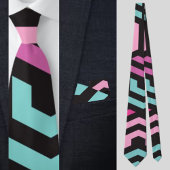 Hexagon Geometric Pattern Stropdas