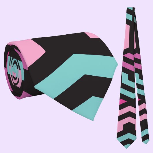 Hexagon Geometric Pattern Stropdas