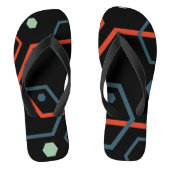 Hexagon Geometric Pattern Teenslippers (Voetbed)