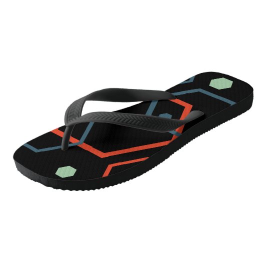 Hexagon Geometric Pattern Teenslippers (Schuin)