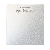  Hexagon Gradient Teacher Appreciation Notitieblok (Voorkant)