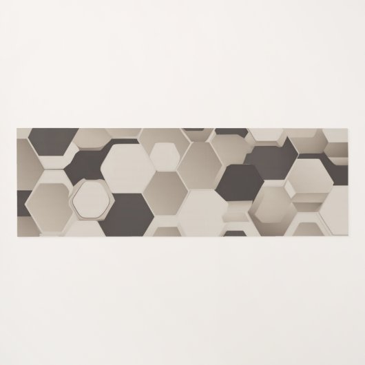 Hexagon Harmony Yoga Mat (Achterkant (horizontaal))