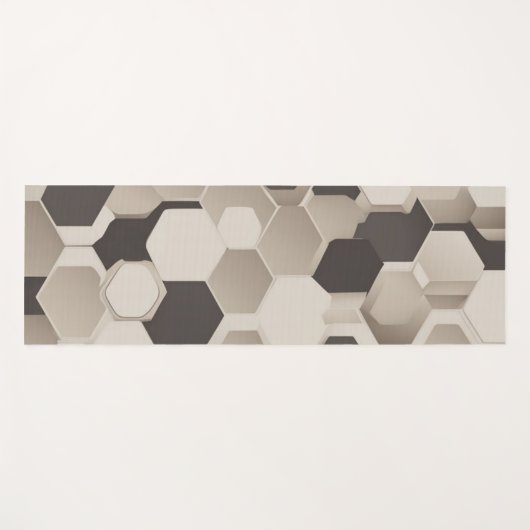 Hexagon Harmony Yoga Mat (Voorkant (horizontaal))