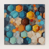 Hexagon Impressies Legpuzzel (Horizontaal)