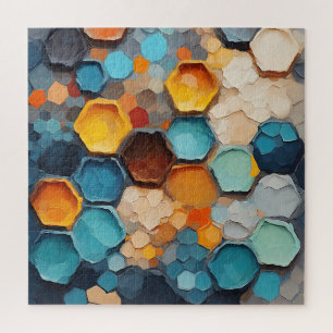 Hexagon Impressies Legpuzzel