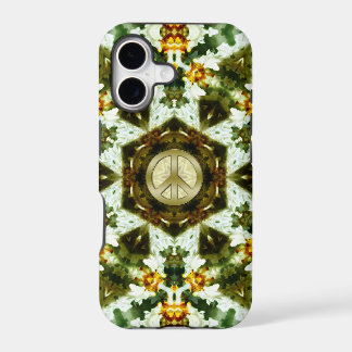 Hexagon Jasmin Garden Peace Star iPhone 5 Hoesje