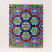 Hexagon Mandala Design 1.1.23.1 Legpuzzel (Verticaal)