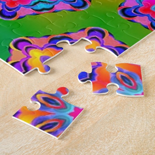 Hexagon Mandala Design 1.1.23.1 Legpuzzel (Zijkant)