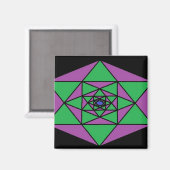 Hexagon Mandala Magneet (Voorkant / Achterkant)