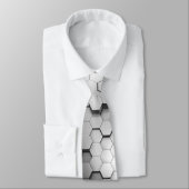 Hexagon Max Steel Metal Screw Necktie Design Stropdas (Gebonden)