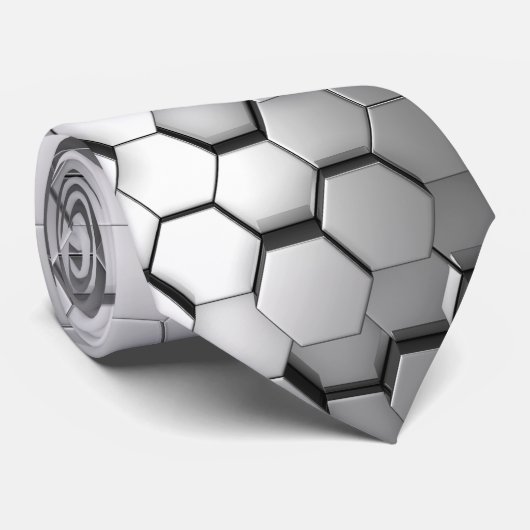Hexagon Max Steel Metal Screw Necktie Design Stropdas (Opgerold)