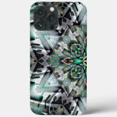 Hexagon met leftover banner en graffiti, digitaal Case-Mate iPhone case (Achterkant)