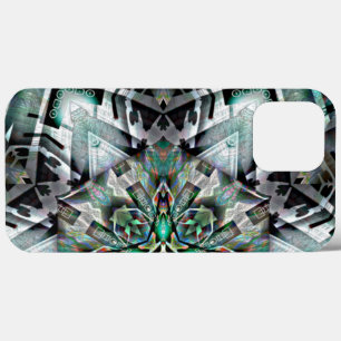 Hexagon met leftover banner en graffiti, digitaal Case-Mate iPhone case