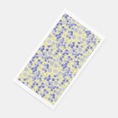 Hexagon patroon 01b.Blue. Lyellow BG Servet (Hoek)