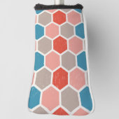 hexagon patroon golfheadcover (Draai 90)