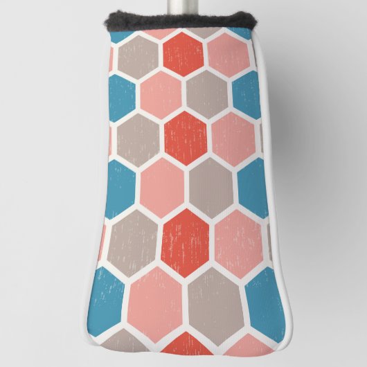 hexagon patroon golfheadcover (Draai 90)