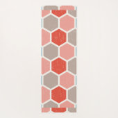 hexagon patroon yogamat (Achterkant)