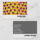 Hexagon Pattern 01 Visitekaartje (Voorkant / Achterkant)