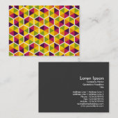 Hexagon Pattern 01 Visitekaartje (Voorkant / Achterkant)