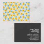 Hexagon Pattern 03 Visitekaartje (Voorkant / Achterkant)