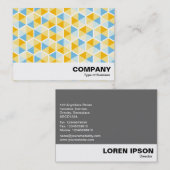 Hexagon Pattern 03 Visitekaartje (Voorkant / Achterkant)