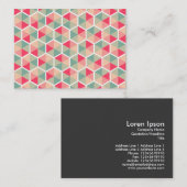 Hexagon Pattern 04 Visitekaartje (Voorkant / Achterkant)