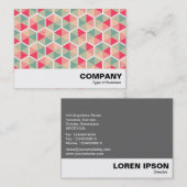 Hexagon Pattern 04 Visitekaartje (Voorkant / Achterkant)