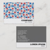 Hexagon Pattern 05 Visitekaartje (Voorkant / Achterkant)