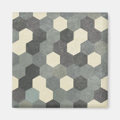 Hexagon Pattern Magneet (Voorkant)