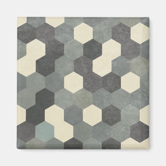 Hexagon Pattern Magneet (Voorkant)