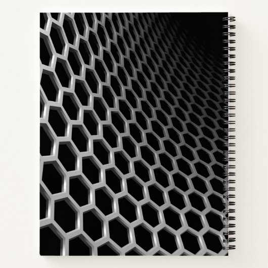 Hexagon Pattern Notitieboek (Achterkant)