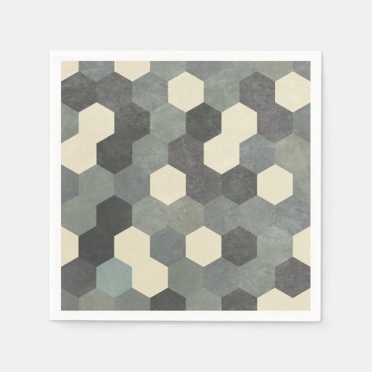 Hexagon Pattern Servet (Voorkant)