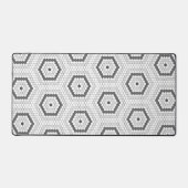 Hexagon Penny Tegel Hex Tegel Patroon Bureaumat (Voorkant)