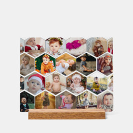 Hexagon Photo Collage Acryl Bord